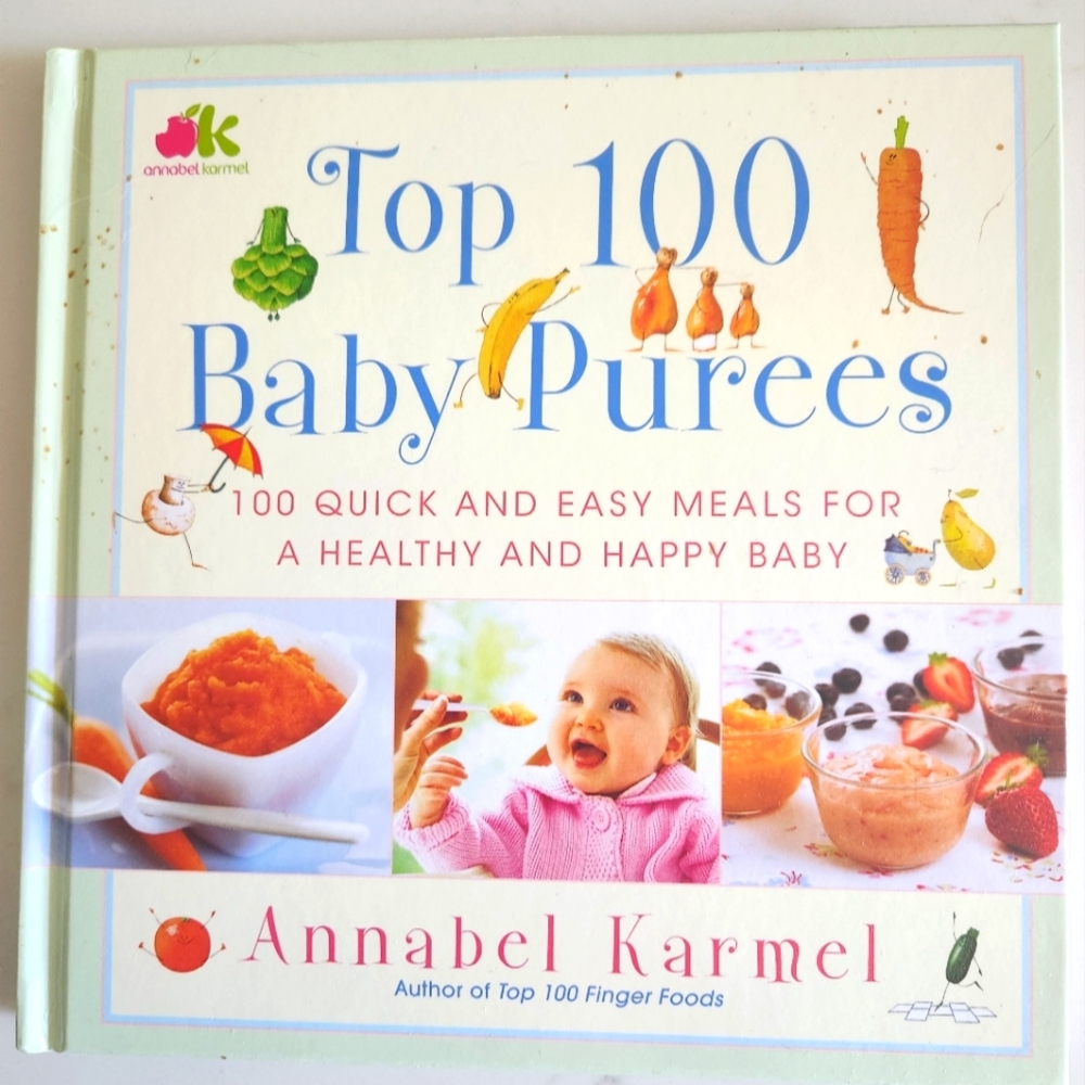 Like new Baby Puree Recipe Hard Cover Book